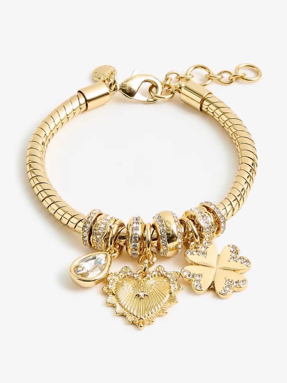 J. Crew Factory Mixed Charms Bracelet